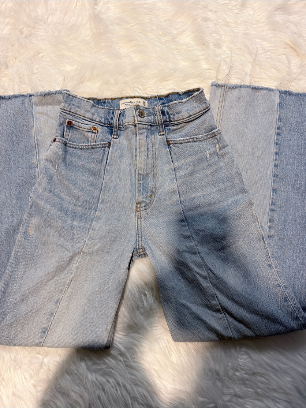 5/$25 - Abercrombie and fitch ultra high rise two tone jeans - Picture 2 of 5
